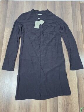 NWT Hunkydory Stockholm Hayden Tunic Mini Dress LBD Contemporary Minimalist. XS